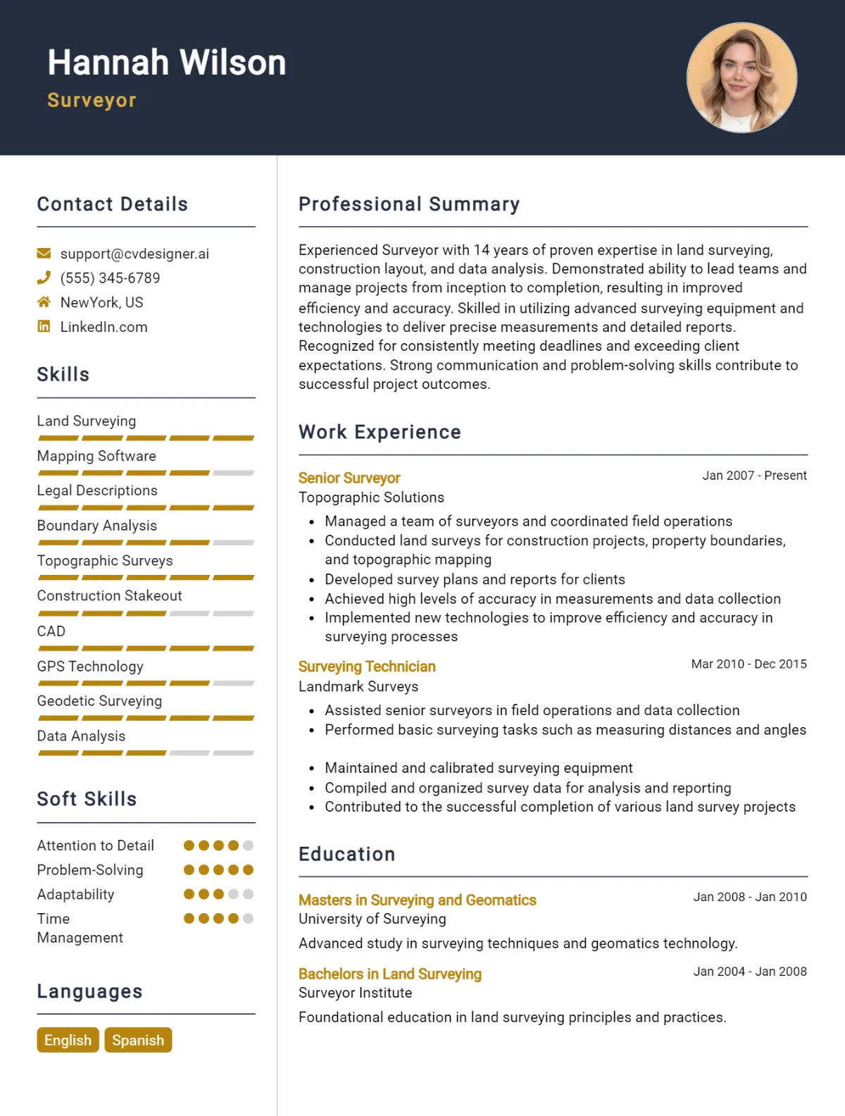 Surveyor CV Example For 2026: Top Tips & Samples Preview