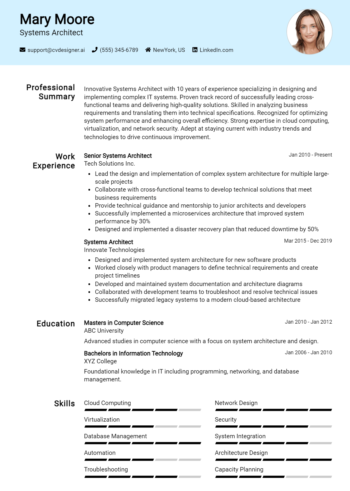 16 Systems Architect Resume Examples And Templates for 2026 Preview