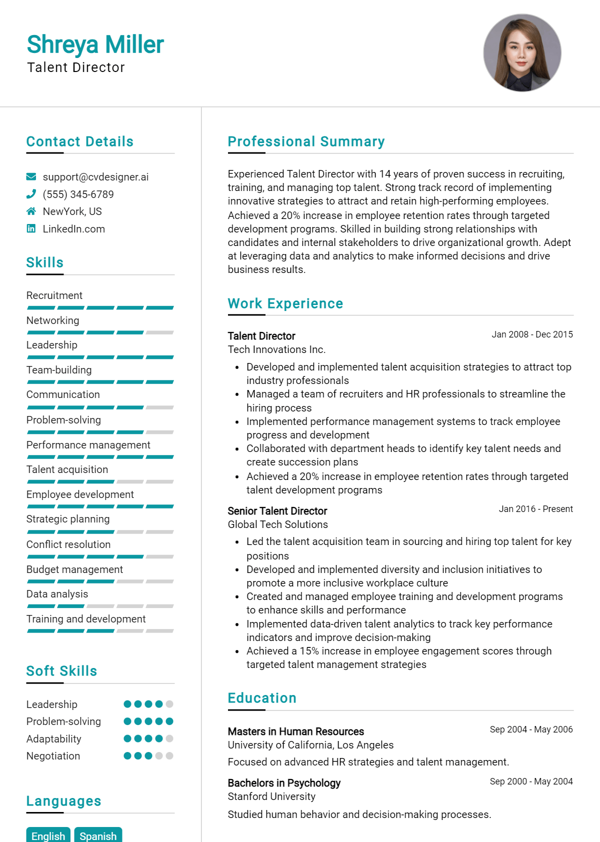 9 Talent Director Resume Examples for 2026: Ultimate Guide Preview