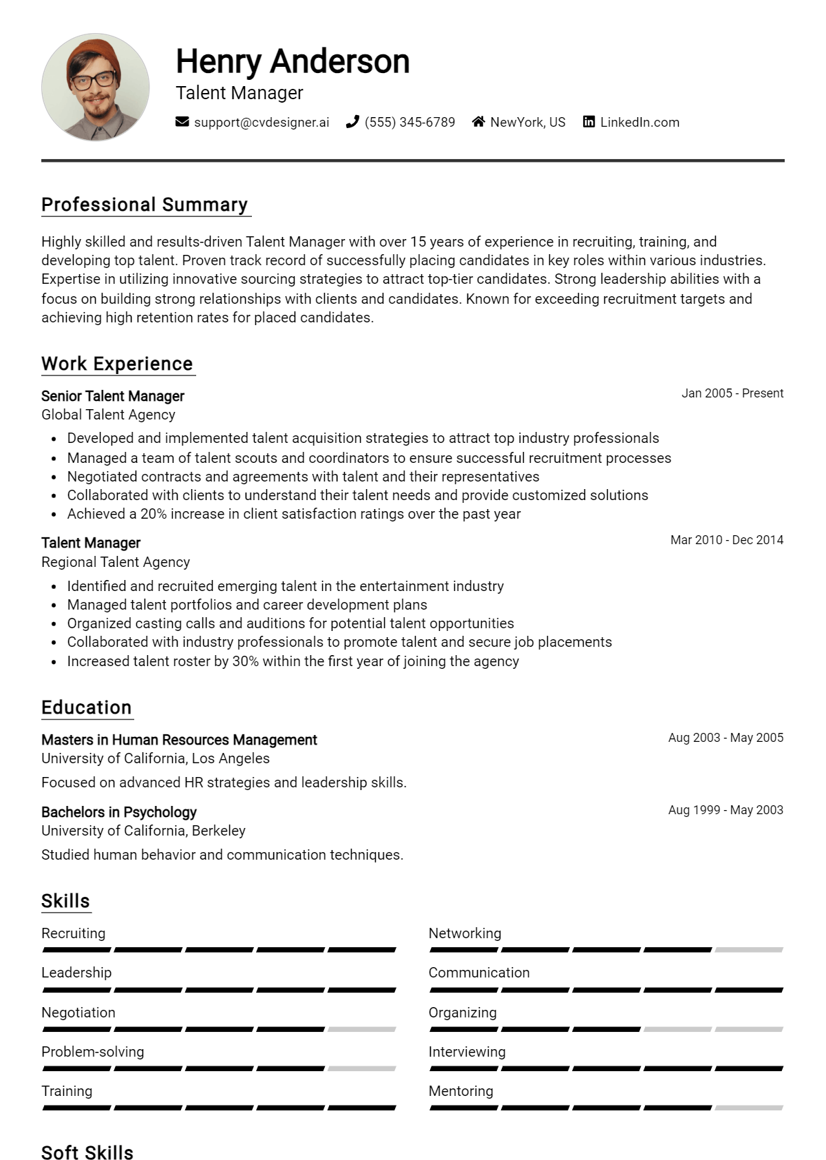 9 Talent Manager Resume Examples for 2026: Expert Tips Preview