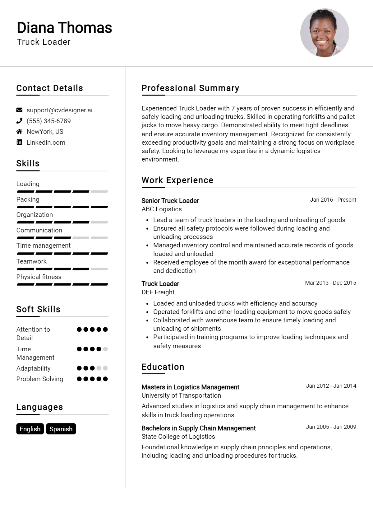 Truck Loader Resume Example for 2026: Proven Tips & Templates Preview