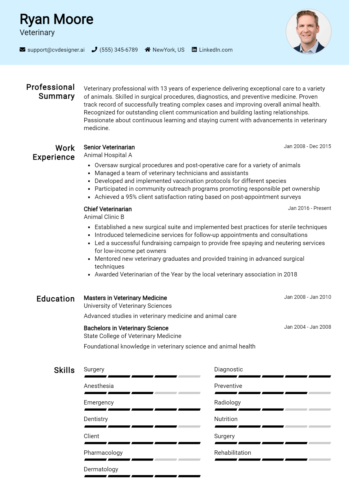 Veterinary Resume Example for 2026: Best Tips & Templates Preview
