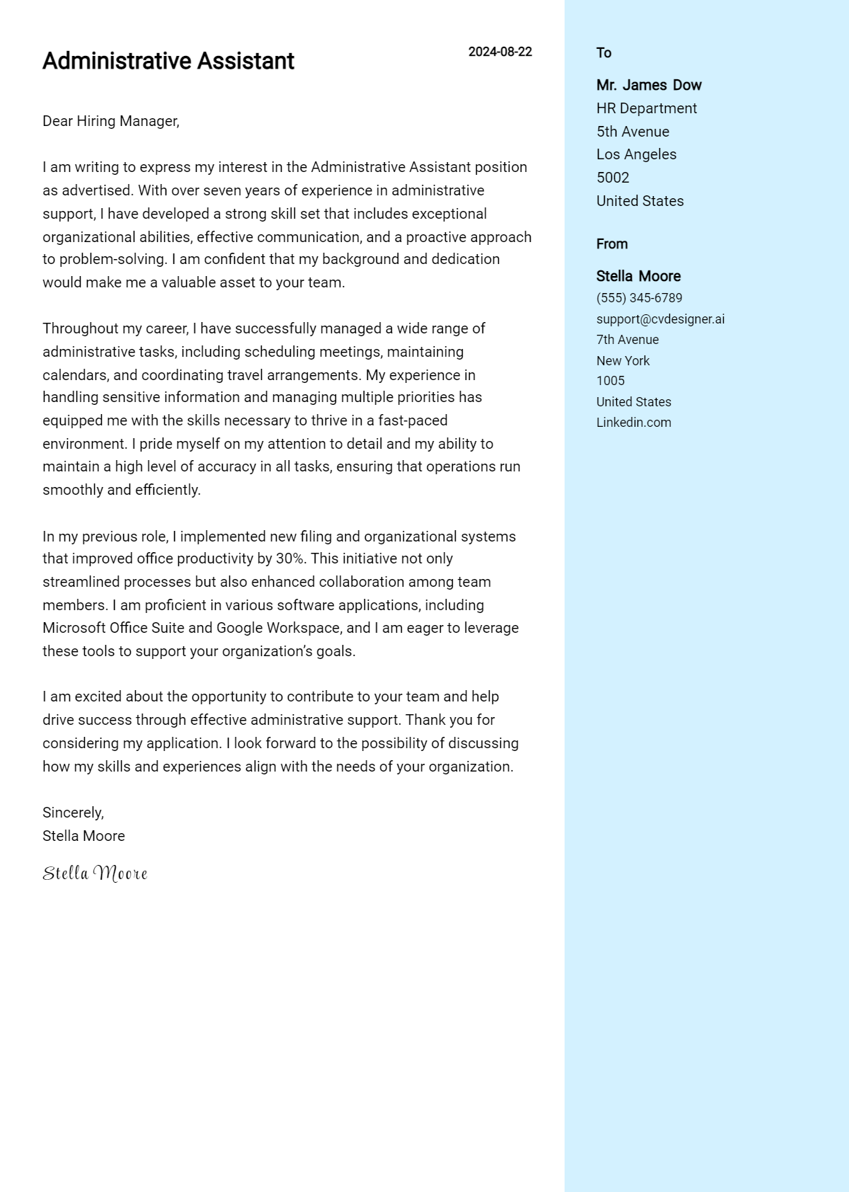 17 Administrative Assistant Cover Letter Examples for 2026: Tips & Templates Preview