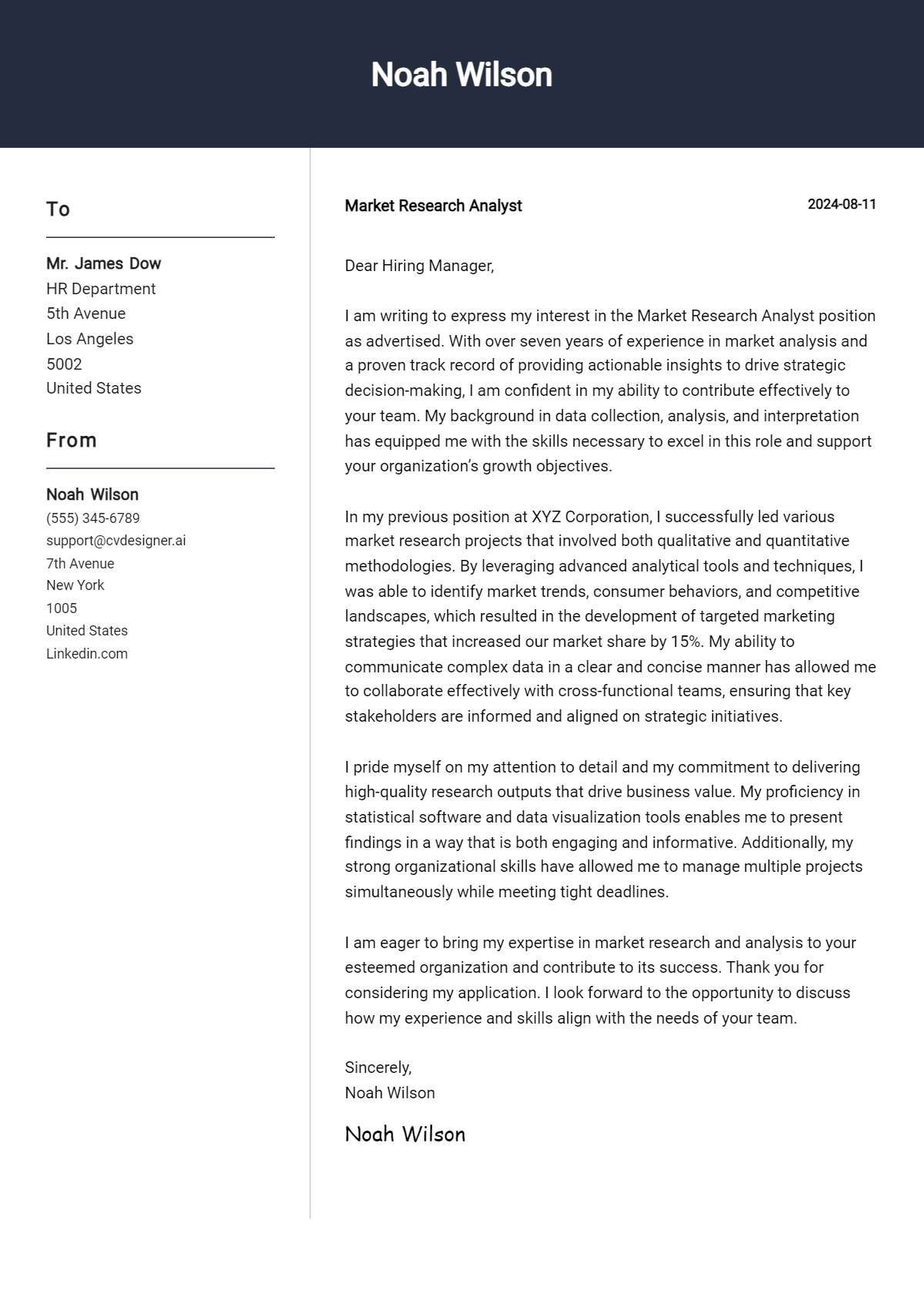 21 Market Research Analyst Cover Letter Examples for 2026: Expert Tips & Templates Preview
