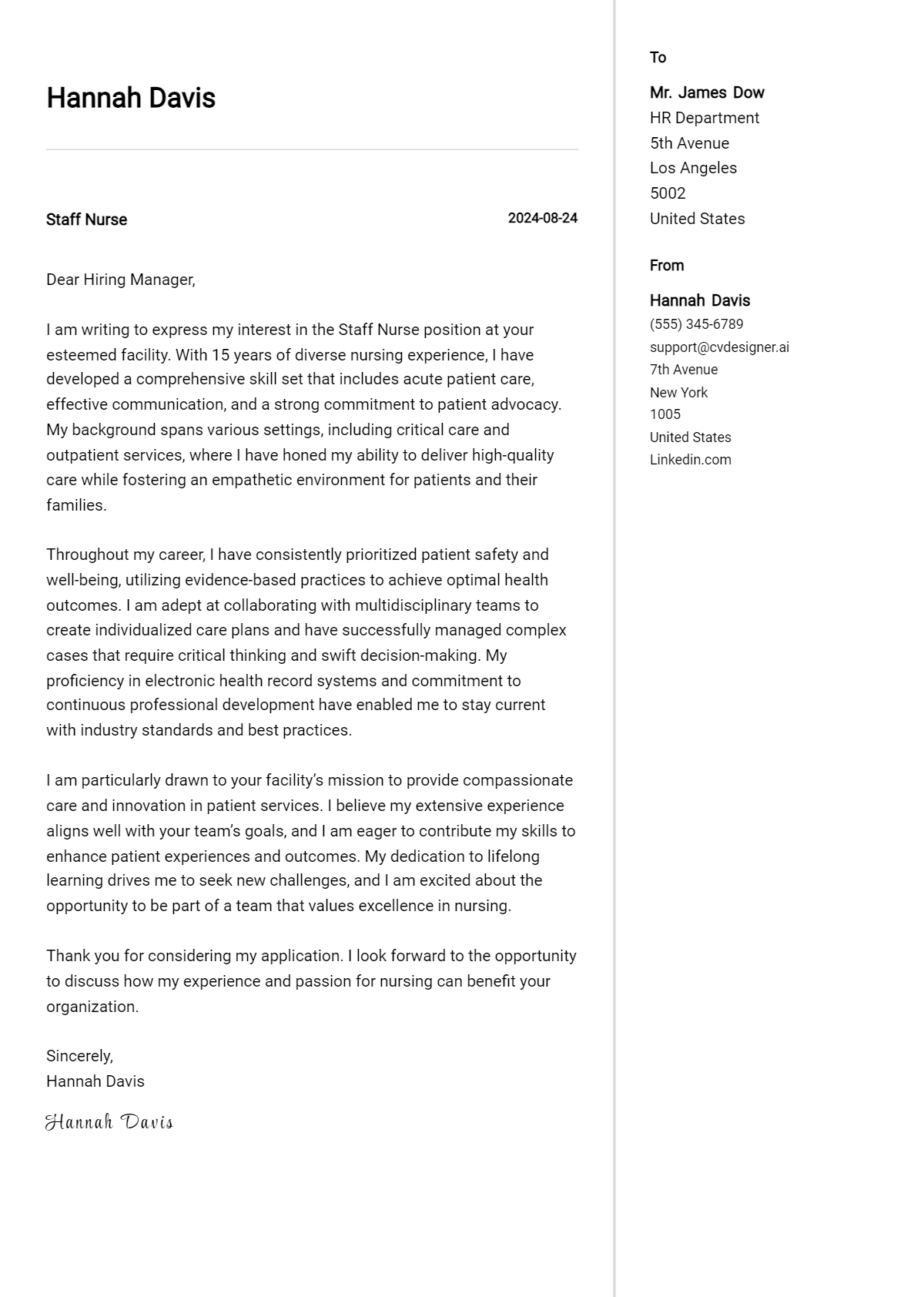 36 Staff Nurse Cover Letter Examples for 2026: Expert Tips & Templates Preview
