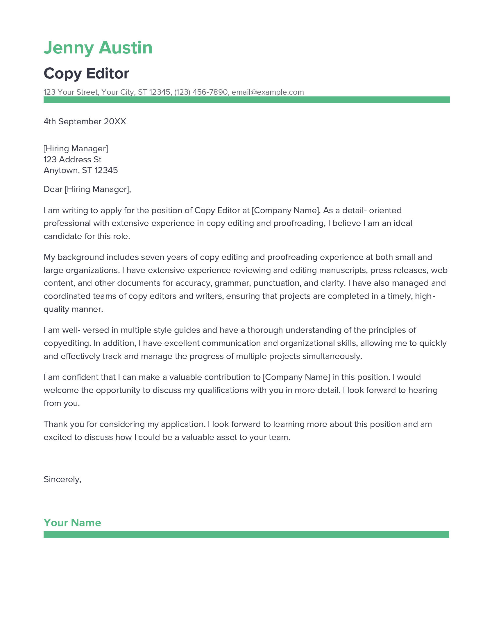 account assistant cover letter sample
