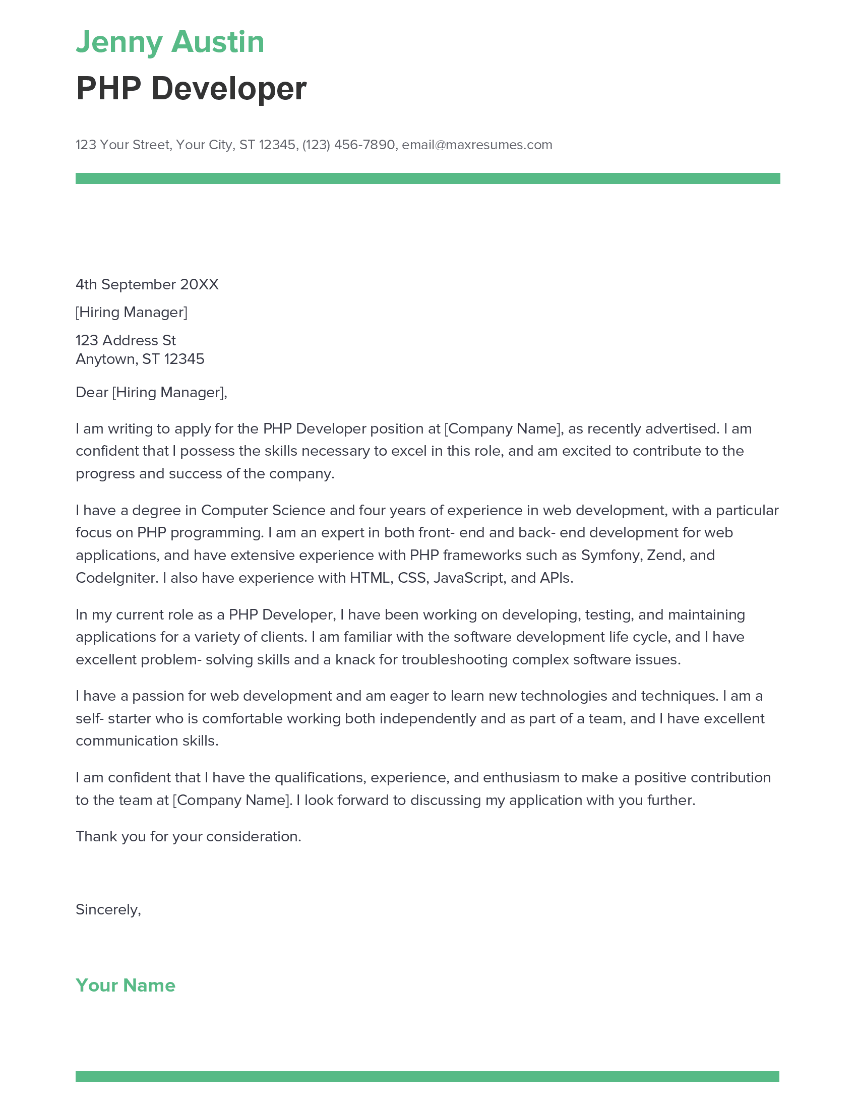 account assistant cover letter sample