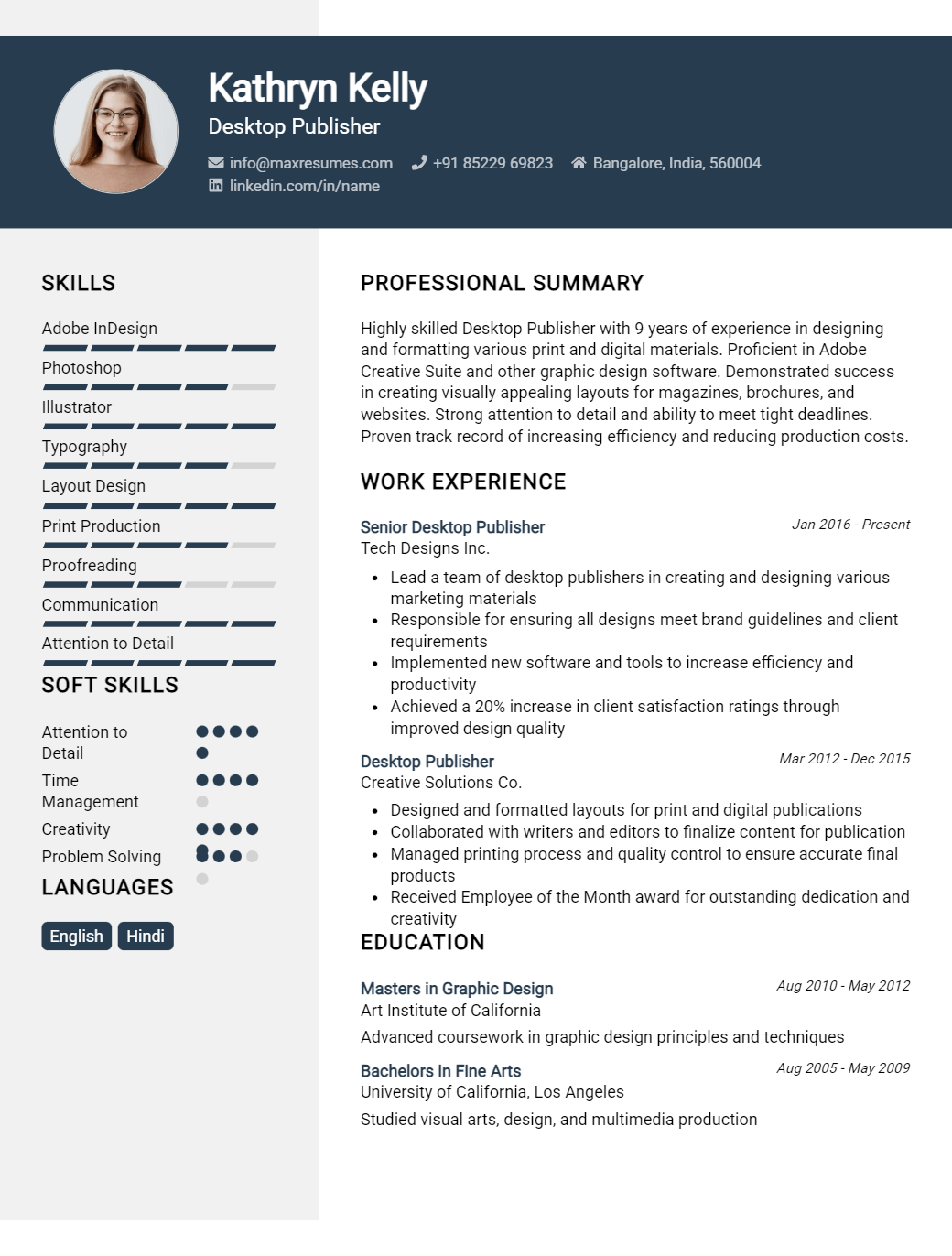 desktop-publisher-resume-sample