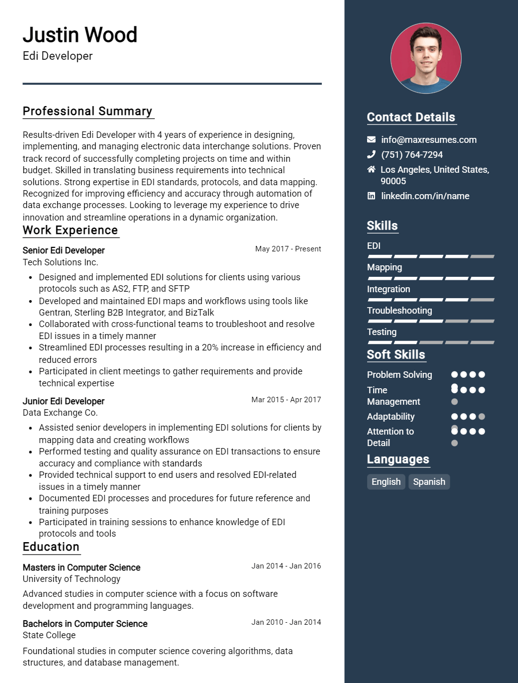 edi-developer-resume-sample