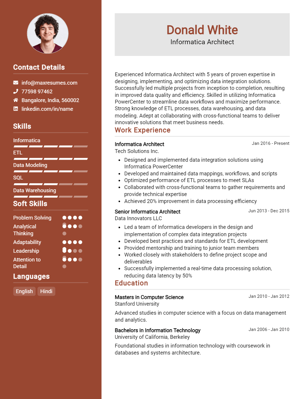 informatica-architect-resume-sample