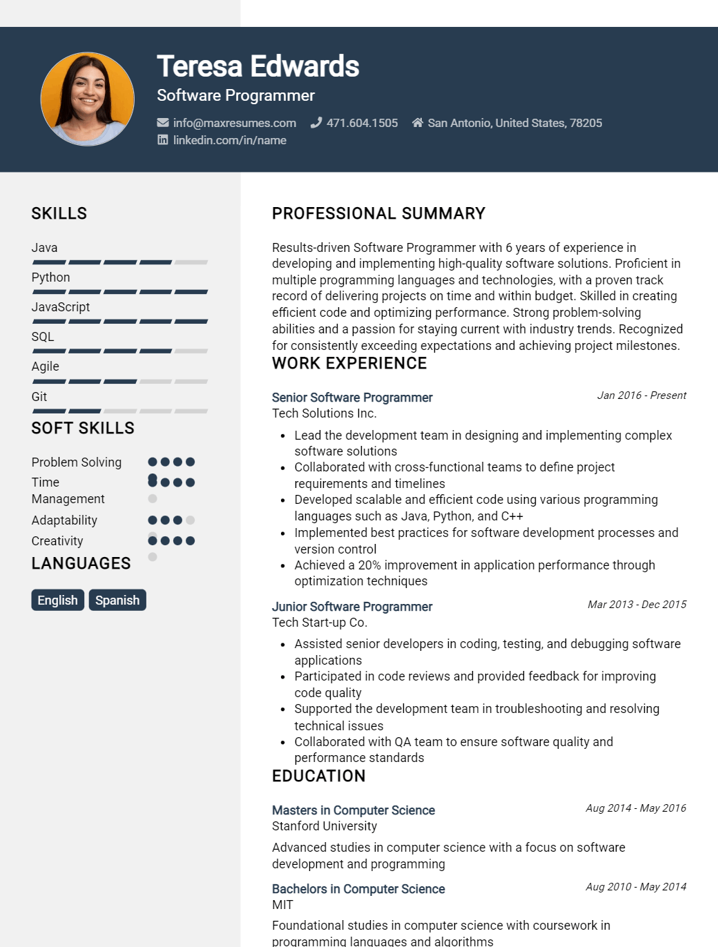 programmer-resume-sample