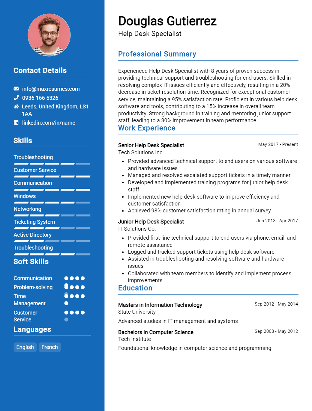 help-desk-specialist-resume-sample