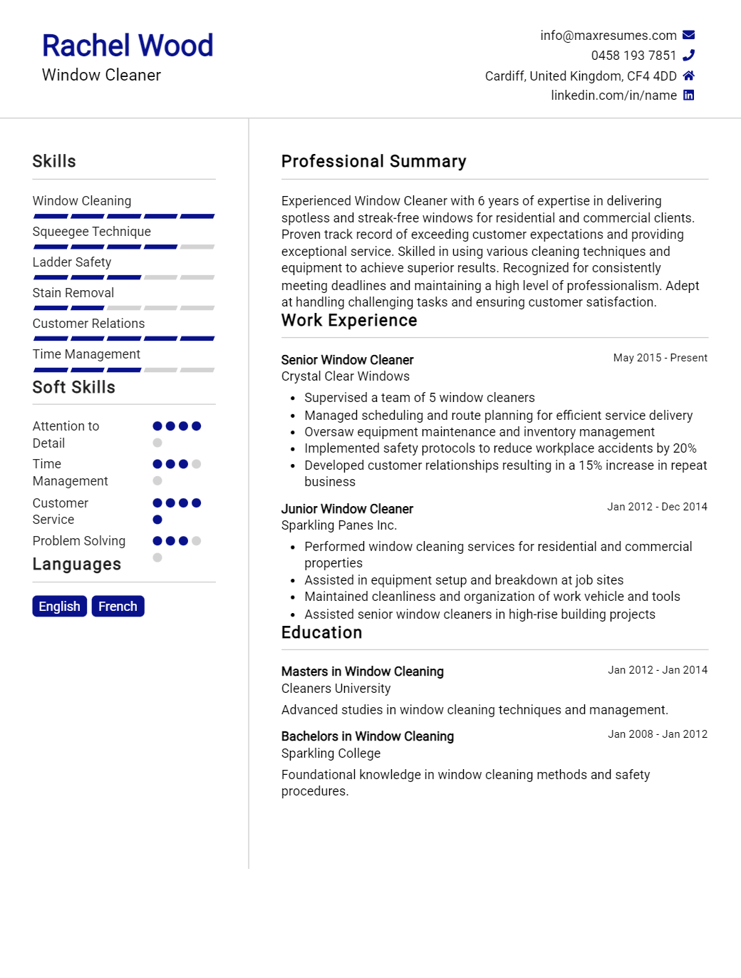 window-cleaner-resume-sample