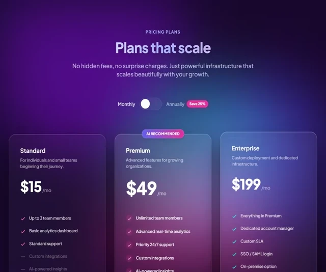 Pricing - Cosmic